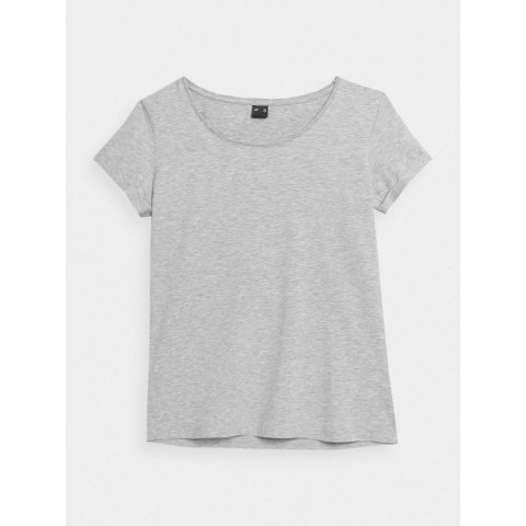 T-shirt regular gładki damski 4F 4FMM00TTSHF732-27M 4f