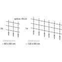 PODPORA DO ROŚLIN FLOO SUPPORTS 60x120CM ZIELONY LEŚNY Prosperplast