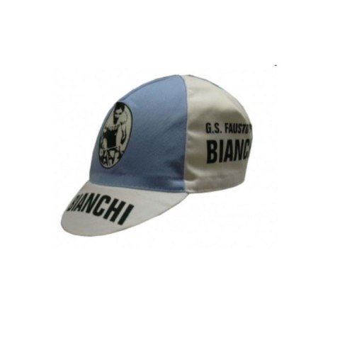 APIS Czapeczka Profi BIANCHI COPPI biało błękitna Apis