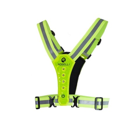 Rogelli kamizelka odblaskowa LED fluor Rogelli
