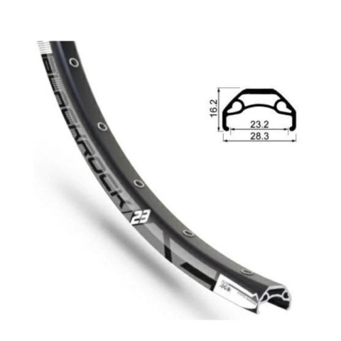 Obręcz RODI BLACKROCK 27,5'' 584x23 czarna 32 otw. RODI
