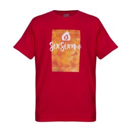 661 T-Shirt SCRIPT czerwony L 661