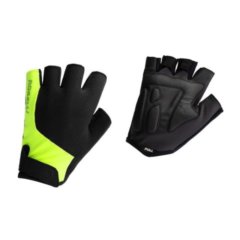 Rogelli rękawiczki ESSENTIAL czarny-fluor S Rogelli