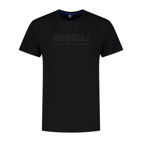 Rogelli t-shirt męski LOGO czarny XL Rogelli