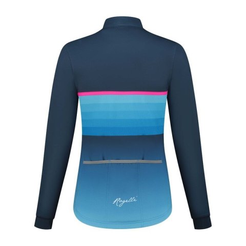 Rogelli bluza damska IMPRESS II niebiesko-róż XL Rogelli