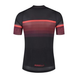 Rogelli koszulka HERO II czarno-bordowa 3XL Rogelli
