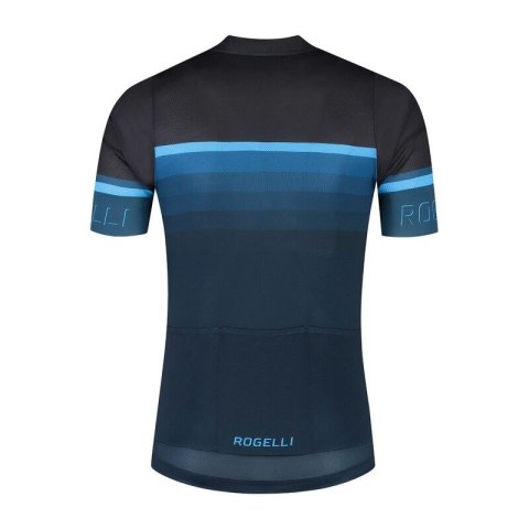 Rogelli koszulka HERO II czarno-niebieska 2XL Rogelli
