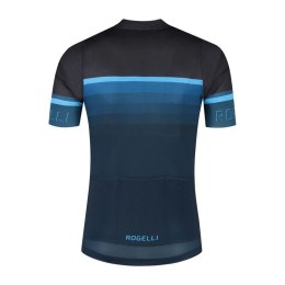 Rogelli koszulka HERO II czarno-niebieska L Rogelli