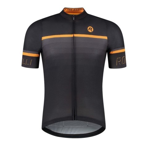 Rogelli koszulka HERO II czarno-pomarańczowa 2XL Rogelli