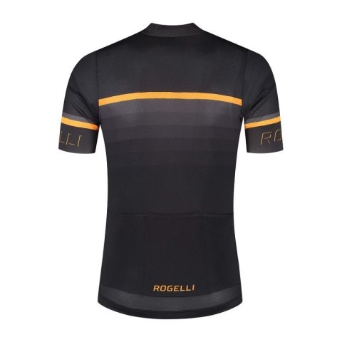 Rogelli koszulka HERO II czarno-pomarańczowa 2XL Rogelli