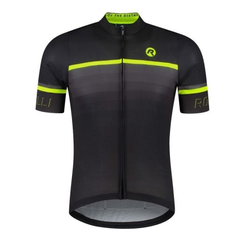 Rogelli koszulka HERO II czarny-fluor 2XL Rogelli