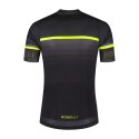 Rogelli koszulka HERO II czarny-fluor 2XL Rogelli