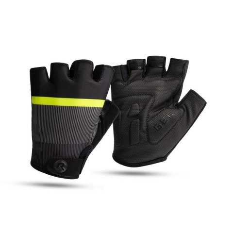 Rogelli rękawiczki HERO II czarny-fluor 2XL Rogelli