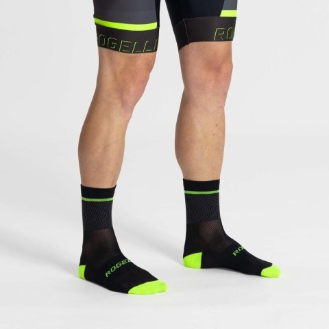 Rogelli skarpetki HERO II czarny-fluor 40-43 Rogelli