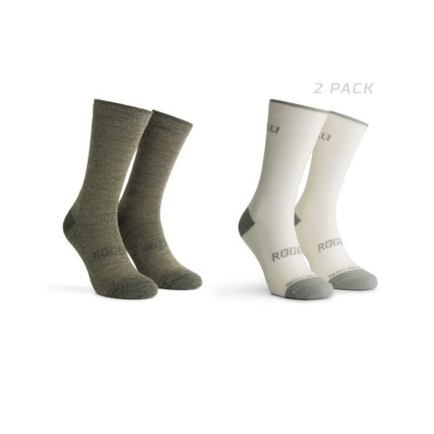 Rogelli skarpetki WOOL 2-pack wojsk/piask 36-39 Rogelli