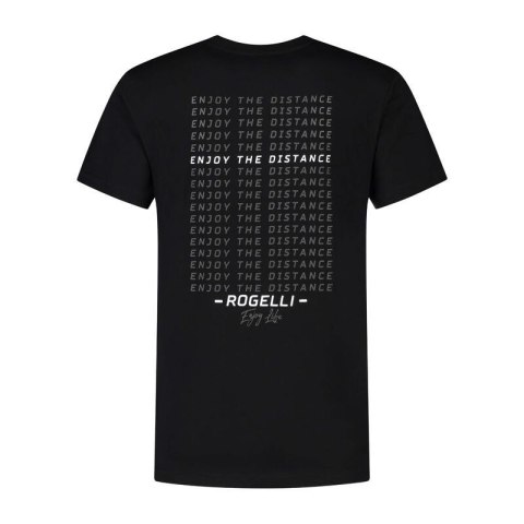 Rogelli t-shirt męski LOGO czarny L Rogelli