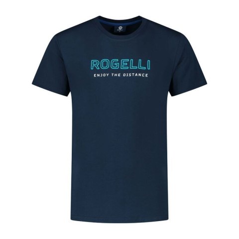 Rogelli t-shirt męski LOGO granatowy S Rogelli