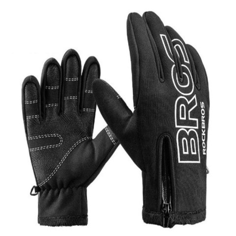 Rockbros zimowe rękawiczki rowerowe softshell 2XL Rockbros