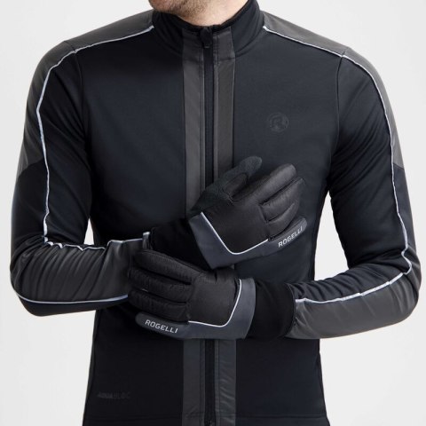 Rogelli rękawiczki zimowe ESSENTIAL HIVIS cza M Rogelli