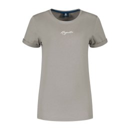 Rogelli t-shirt damski LOGO beżowy M Rogelli