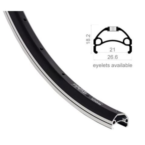 Obręcz VIPER 26'' 559x21 czarna 36 otw.