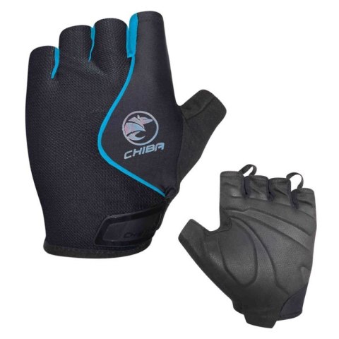 CHIBA rękawiczki LADY AIR PLUS czarno turkusowe XS CHIBA
