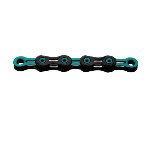 KMC Łańcuch DLC 11 118 og. czarno celeste BOX WOSK KMC