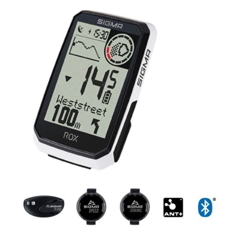 Sigma licznik ROX 4.0 ENDURANCE SENSOR SET biały Sigma