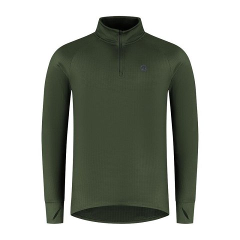 Rogelli bluza do biegania ESSENTIAL zielona M Rogelli