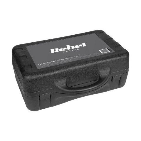 REBEL ACTIVE HANTLE REGULOWANE W WALIZCE Z GRYFEM, ZESTAW 30 KG Rebel