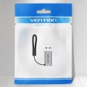 Adapter USB 3.0 Vention USB-A do USB-C szary stop aluminium Vention