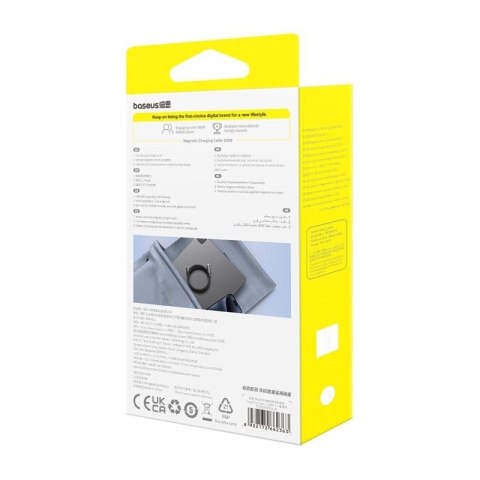 Kabel Baseus Tungsten magnetyczny USB C-USB C 100W 1m (czarny) Baseus