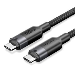 Kabel USB-C do USB-C Vention USB 3.2 5A 10Gbps 1m czarny Vention