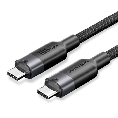 Kabel USB-C do USB-C Vention USB 3.2 5A 10Gbps 1m czarny Vention