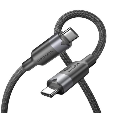 Kabel USB-C do USB-C Vention USB 3.2 5A 10Gbps 1m czarny Vention
