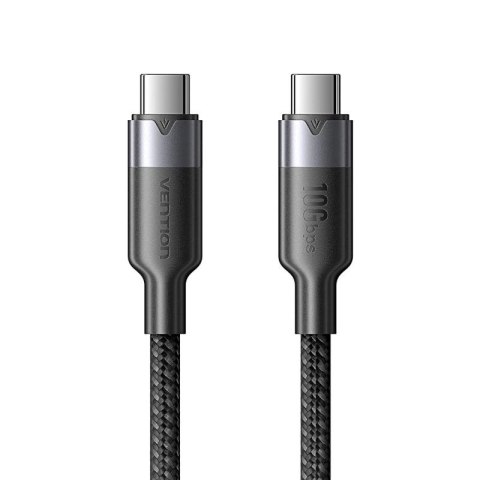 Kabel USB-C do USB-C Vention USB 3.2 5A 10Gbps 1m czarny Vention