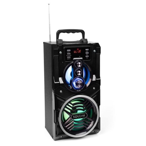 SQUEAK BEATBOXER BLUETOOTH 5.1 SPEAKER - GŁOŚNIK BLUETOOTH Z KARAOKE, RADIO FM, MICROSD, AUX I USB SQ1000 SQUEAK