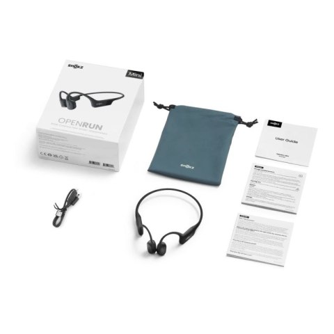 Słuchawki bezprzewodowe kostne Shokz OpenRun Mini USB-C Czarne Shokz