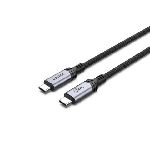 UNITEK KABEL USB-C 3.1 DO ŁADOWANIA, PD 240W, 2M Unitek