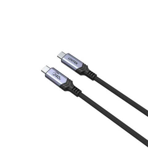 UNITEK KABEL USB-C 3.1 DO ŁADOWANIA, PD 240W, 2M Unitek