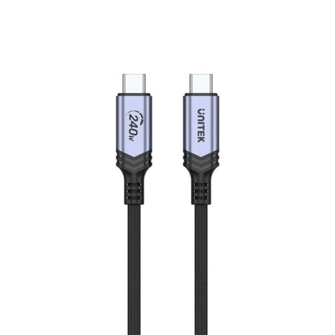 UNITEK KABEL USB-C 3.1 DO ŁADOWANIA, PD 240W, 2M Unitek