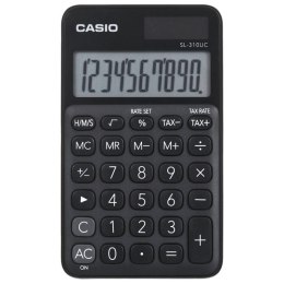 CASIO KALKULATOR KIESZONKOWY SL-310UC-BK CZARNY, 10 CYFROWY WYŚWIETLACZ CASIO