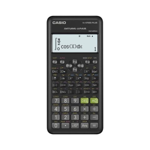 CASIO KALKULATOR NAUKOWY FX-570ESPLUS-2-B, 417 FUNKCJI, 77X162MM, CZARNY CASIO