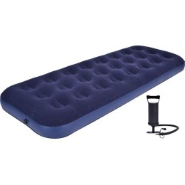 MATERAC FLOKOWANY 1-OSOBOWY 191x73x22CM Z POMPKĄ 2W1 24040 Jilong