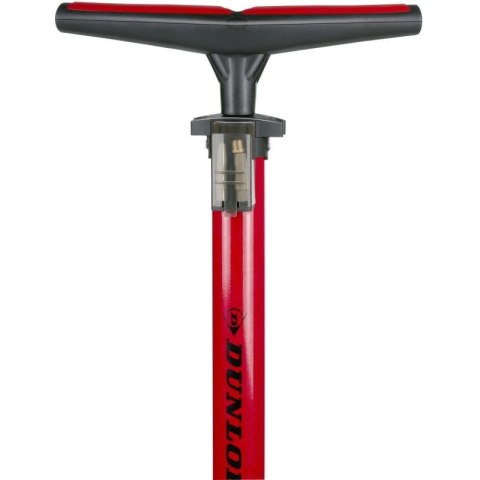 POMPKA WARSZTATOWO ROWEROWA DUNLOP 230 PSI (16Bar) Z MANOMETREM CZERWONY Dunlop