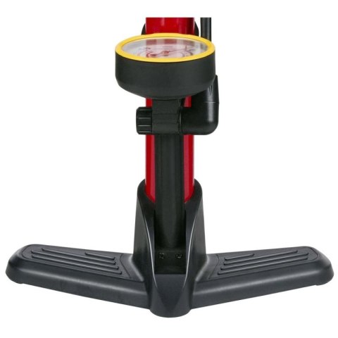POMPKA WARSZTATOWO ROWEROWA DUNLOP 230 PSI (16Bar) Z MANOMETREM CZERWONY Dunlop
