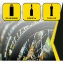 POMPKA WARSZTATOWO ROWEROWA DUNLOP 230 PSI (16Bar) Z MANOMETREM CZERWONY Dunlop
