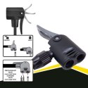 POMPKA WARSZTATOWO ROWEROWA DUNLOP 230 PSI (16Bar) Z MANOMETREM CZERWONY Dunlop