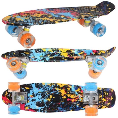 DESKOROLKA PLASTIKOWA 22 CALE ENERO GRAFFITI LED 1030845 Enero