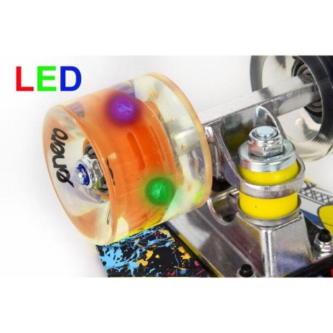 DESKOROLKA PLASTIKOWA 22 CALE ENERO GRAFFITI LED 1030845 Enero